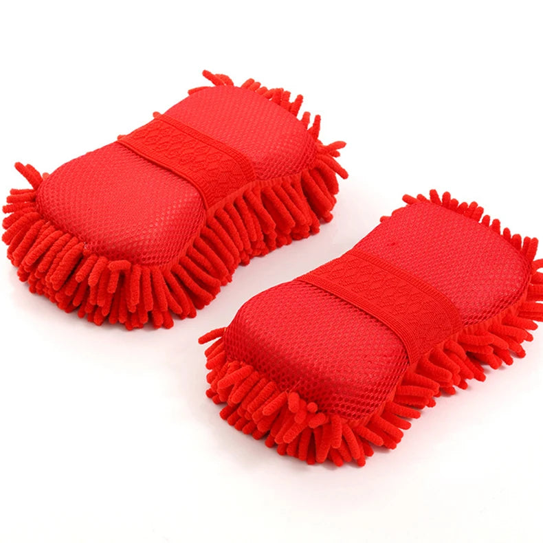 Car Wash Microfiber Car Washer Sponge Cleaning Car Care Detailing Brushes Washing Towel Auto Gloves Styling Accessories Gadget