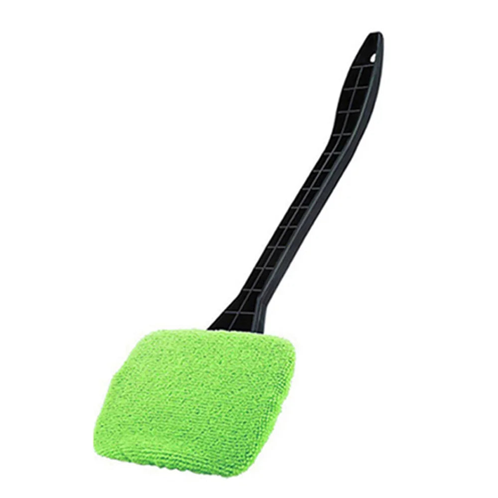 New Car Window Cleaner Brush Kit Windshield Cleaning Wash Tool Inside Interior Auto Glass Wiper With Long Handle Car Accessories