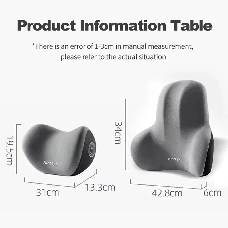 Memory Foam Car Neck Cushion Car Lumbar Support For Car Supplies Universal Neck Pillow Waist Cushion Car Seat Car Accessories