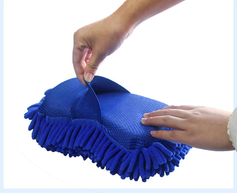 Car Wash Microfiber Car Washer Sponge Cleaning Car Care Detailing Brushes Washing Towel Auto Gloves Styling Accessories Gadget