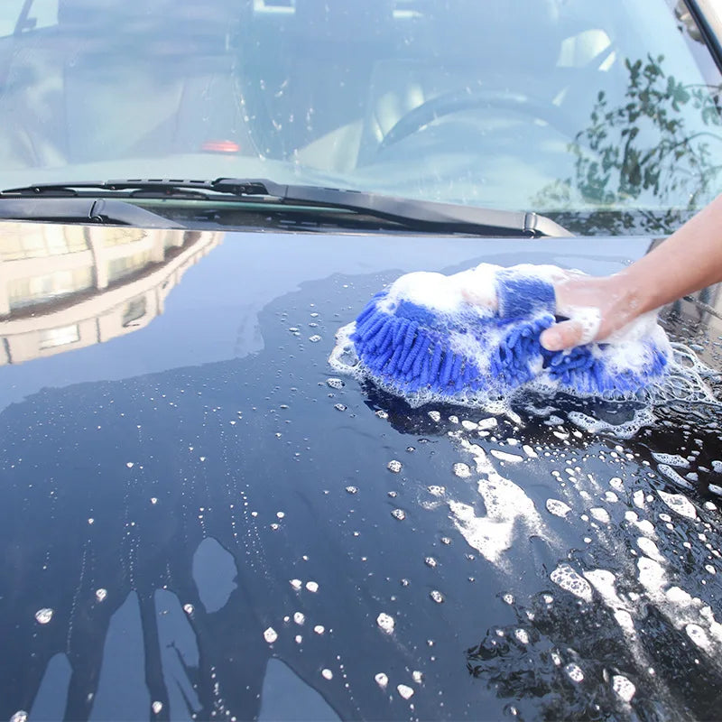 Car Wash Microfiber Car Washer Sponge Cleaning Car Care Detailing Brushes Washing Towel Auto Gloves Styling Accessories Gadget