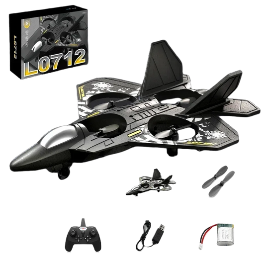 RC Plane 2.4G Remote Control Plane Six Axis Gyroscope System Led Rollover 360° Hover/Roll/Circle EPP FOUR-MOTOR Drone Toys Gifts