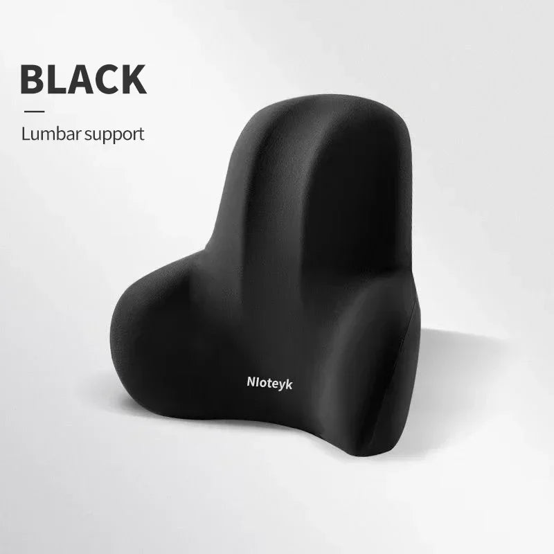 Memory Foam Car Neck Cushion Car Lumbar Support For Car Supplies Universal Neck Pillow Waist Cushion Car Seat Car Accessories