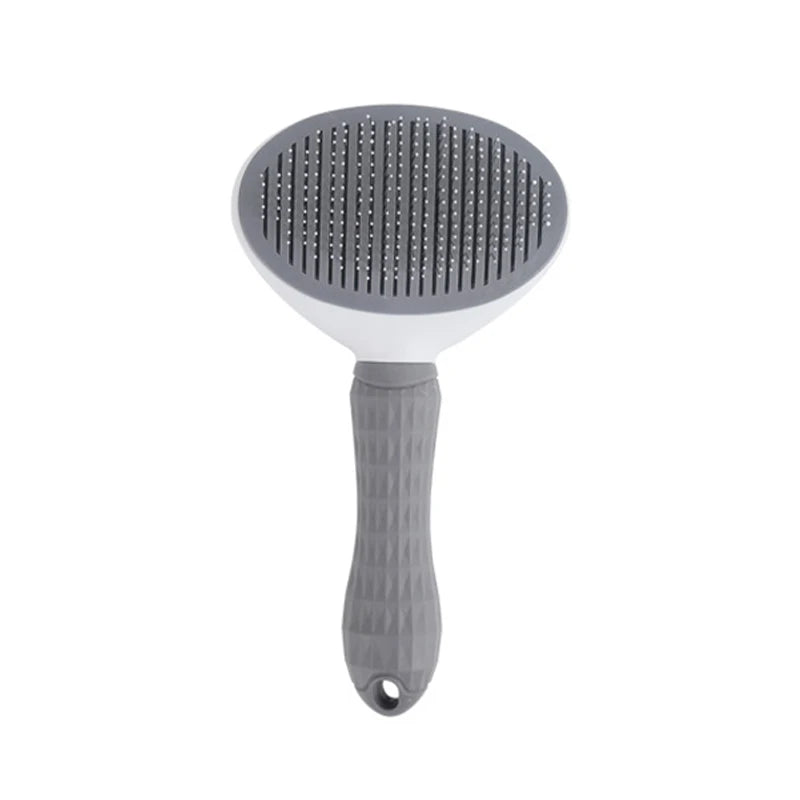 Pet Hair Removal Brush Dog Hair Comb Stainless Steel Automatic Hair Fading Cat Comb Pet Cleaning Grooming Supplies