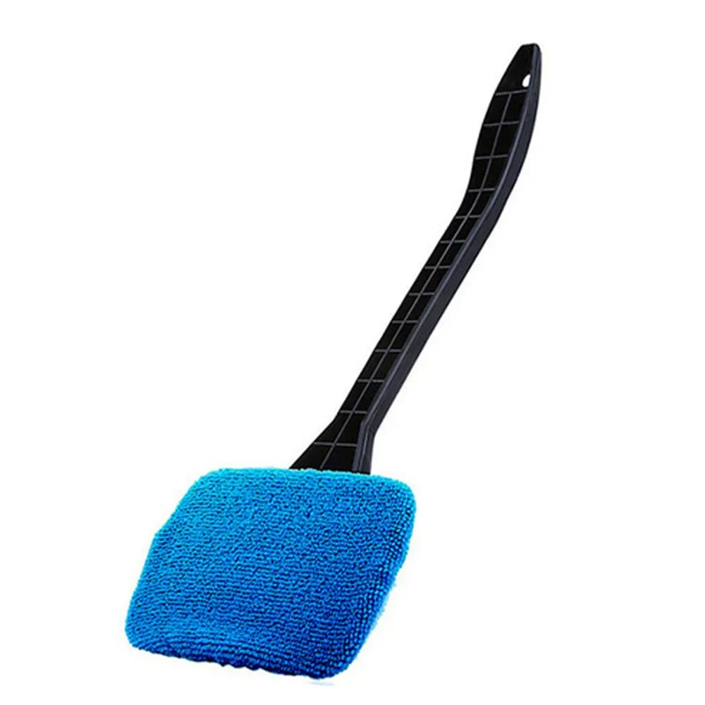 New Car Window Cleaner Brush Kit Windshield Cleaning Wash Tool Inside Interior Auto Glass Wiper With Long Handle Car Accessories