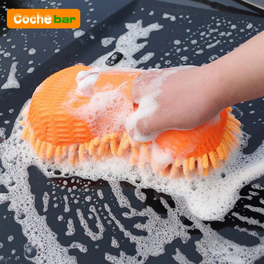 Car Wash Microfiber Car Washer Sponge Cleaning Car Care Detailing Brushes Washing Towel Auto Gloves Styling Accessories Gadget