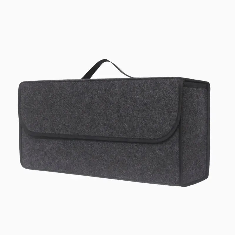 Large Anti Slip Compartment Boot Storage Organizer Tool Car Storage Bag Car Trunk Organizer Soft Felt Storage Box Accessories