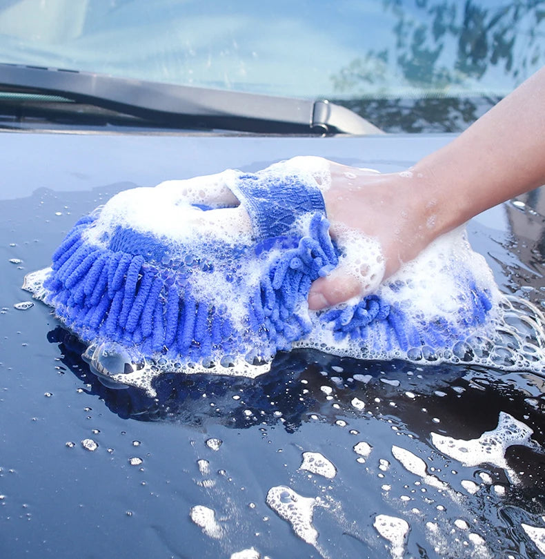 Car Wash Microfiber Car Washer Sponge Cleaning Car Care Detailing Brushes Washing Towel Auto Gloves Styling Accessories Gadget